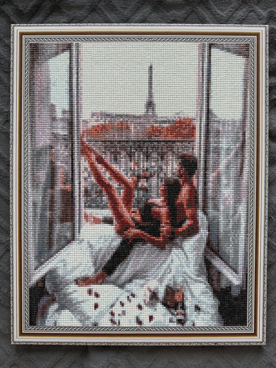 Любящая пара в Париже